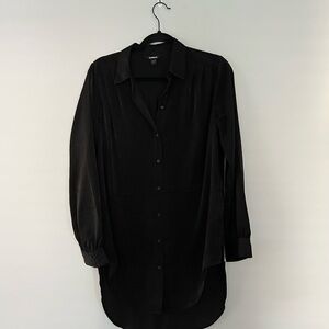 Express Black Long Sleeve Dress